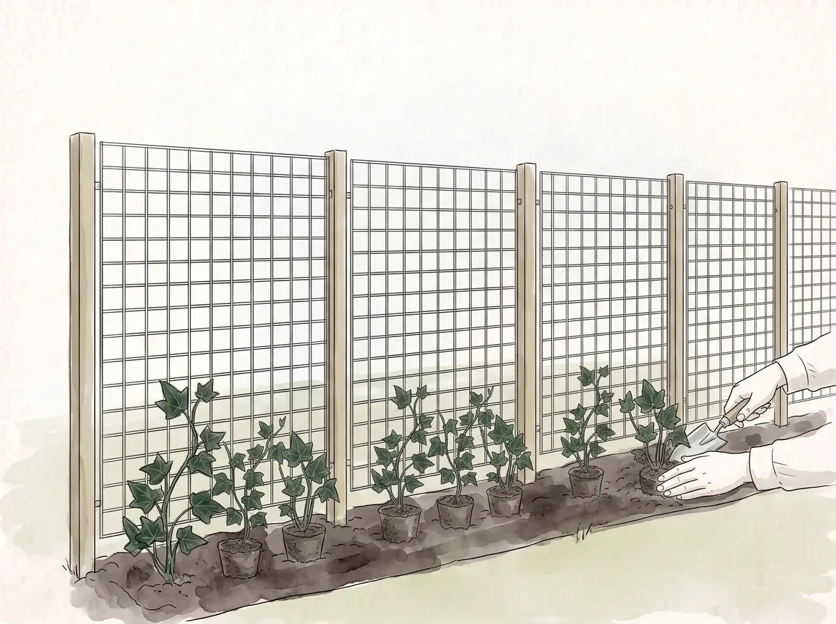 Sätt plantorna med 30–40 cm mellanrum, i nivå med markytan eller upp till 5 cm under.