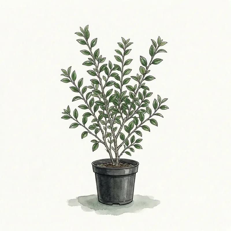 Häckoxbär, små plantor, ca 40 cm höga